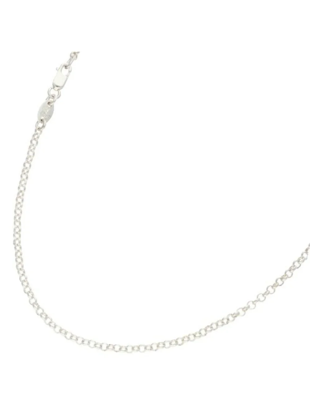Chrome Hearts Roll Chain Silver Necklace